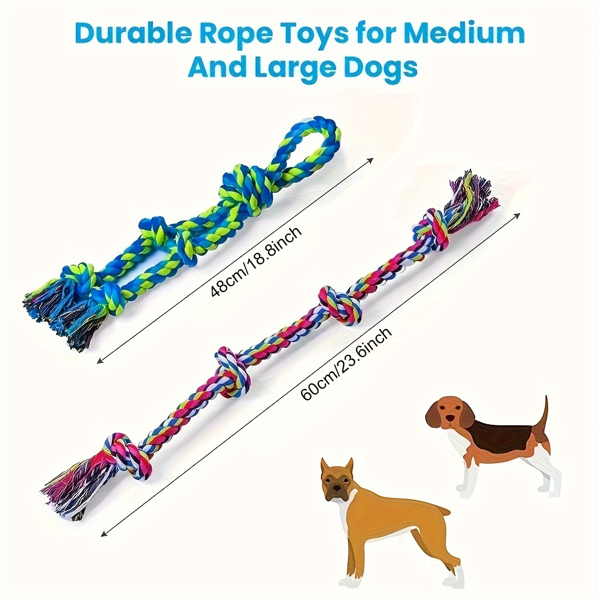 Tough Dog Rope Toys For Aggressive Chewers