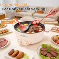 6L 1.59Gal Electric Hot Pot With Divider And Lid