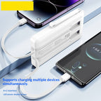 Power Bank With A Built-in Cable And 225W Fast Charging