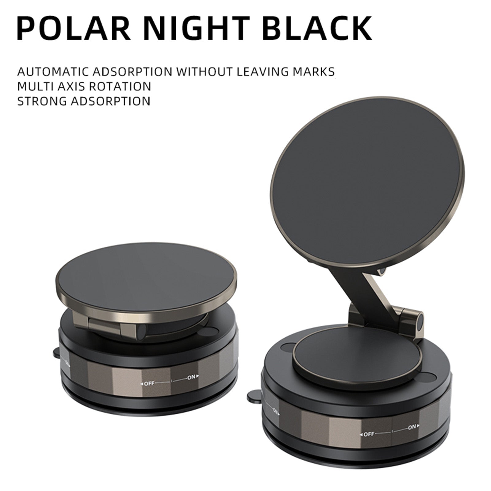 360 Degree Vacuum Magnetic Suction Car Phone Holder Suction