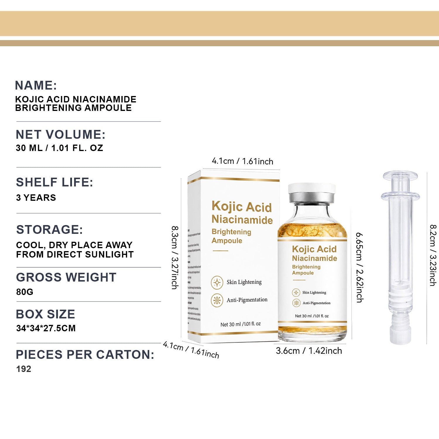 Deep-layer Collagen Peptide Ampoule For Intensive Care