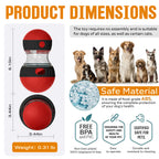Dog Puzzle Toy, Adjustable Treat Dispensing Ball Food Dispenser