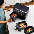 2X Air Fryer Silicone Pot Rectangle Baking Tray Basket