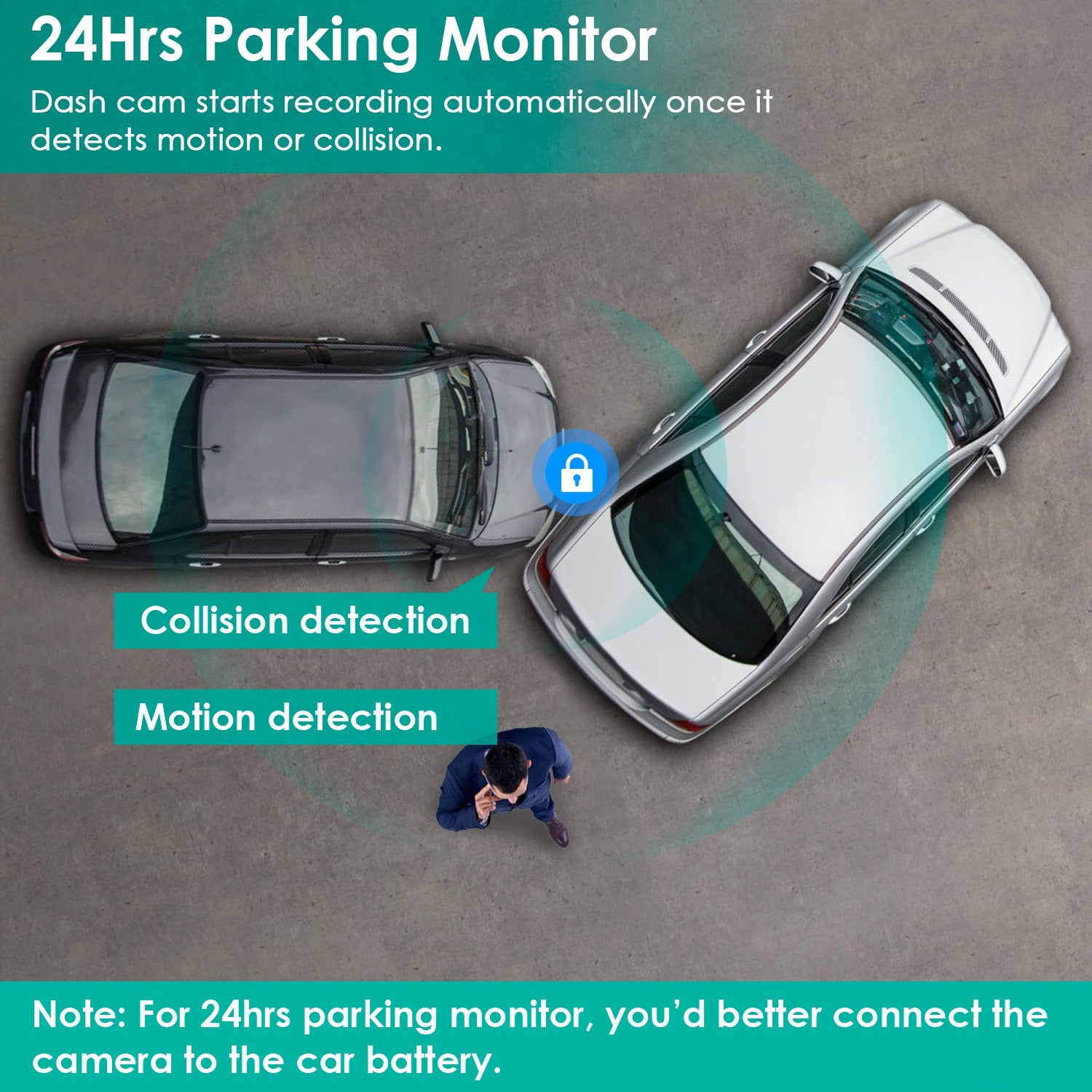 3 Channel Dash Cam Front Inside Rear Vehicle Driving