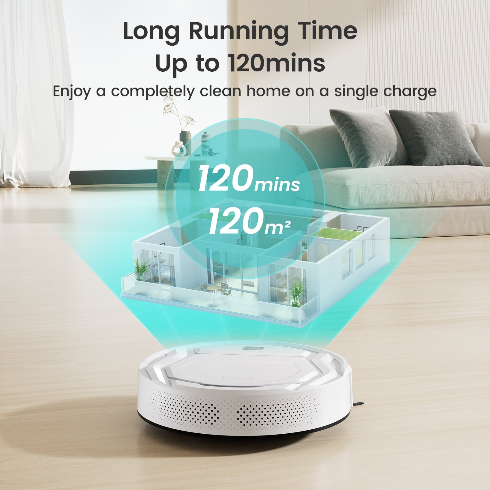 LiDAR Robot Vacuum & Mop Pro — 7000Pa Suction, Self-Navigation, App Control
