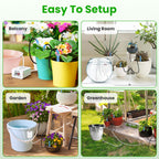 Automatic Indoor Plant Watering Device — Self-Drip Spikes, Adjustable Flow, Vacation Proof