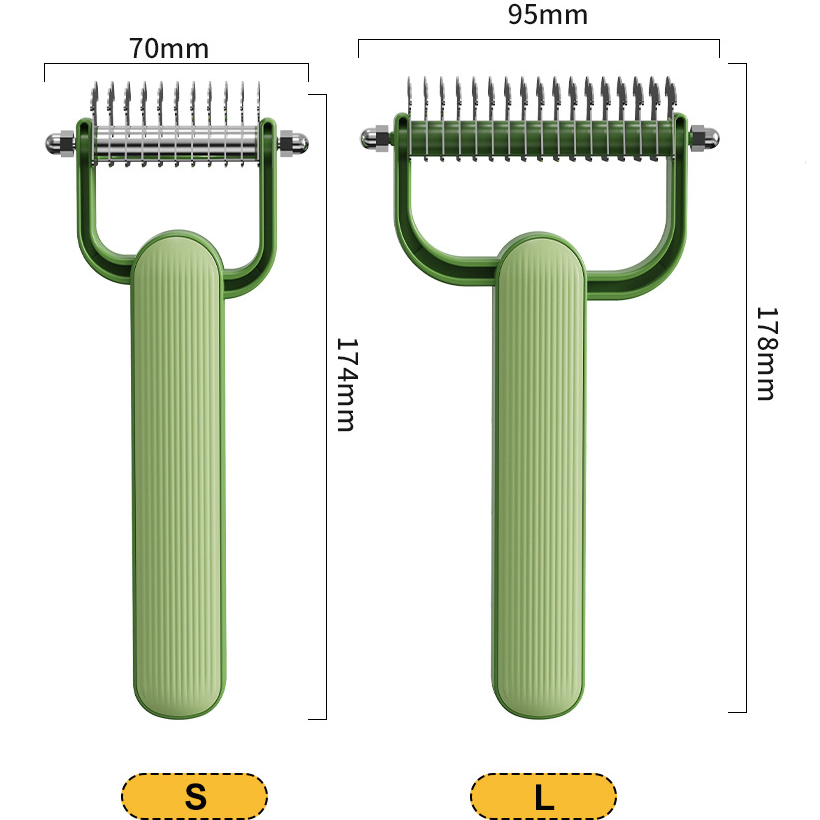 2026 New Double-Sided Dematting Comb For Dogs & Cats