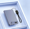 Ultra-thin Aluminum Alloy Magnetic Wireless Charging External Battery Power