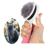Self Cleaning Slicker Brush - Cat Brush Skin-Friendly Deshedding