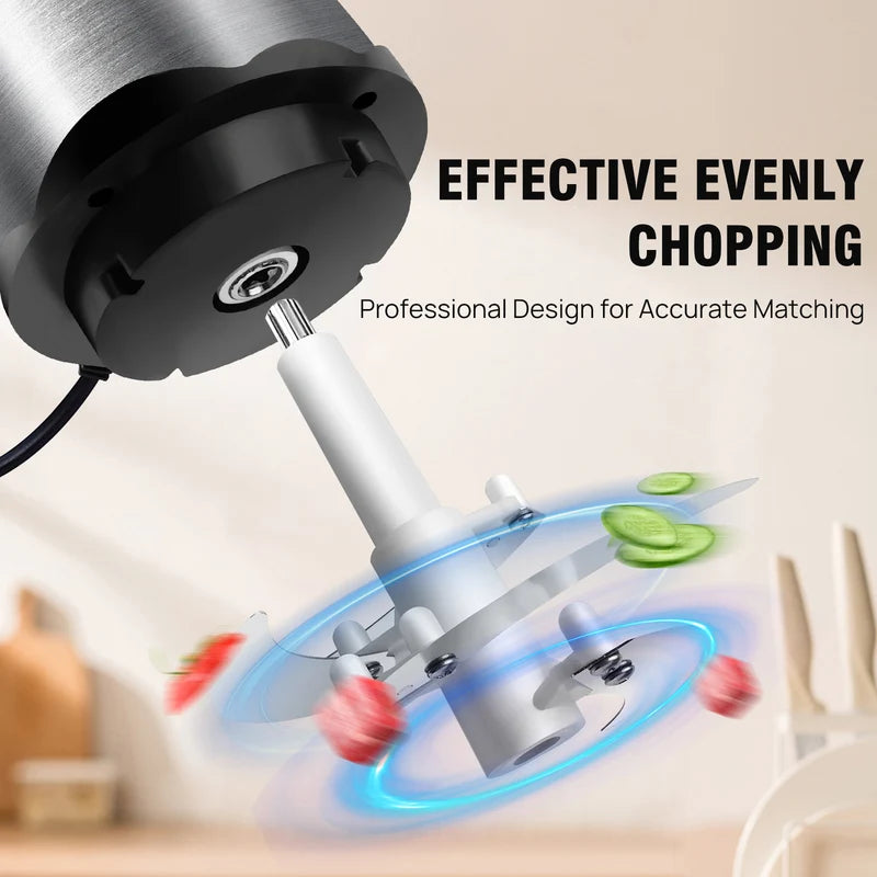 Meat Grinder 300W Electric Blender Mixer with 2L Glass Bowl