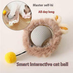 Electric Interactive Pet Ball Toy — Auto-Moving, 2 Modes, Indoor Cat & Dog Toy