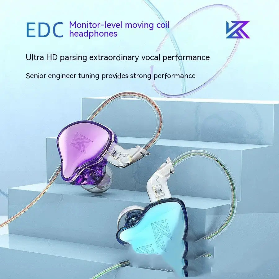 In-ear monitor headphones KZ EDC for enhanced sound quality and Google customer reviews