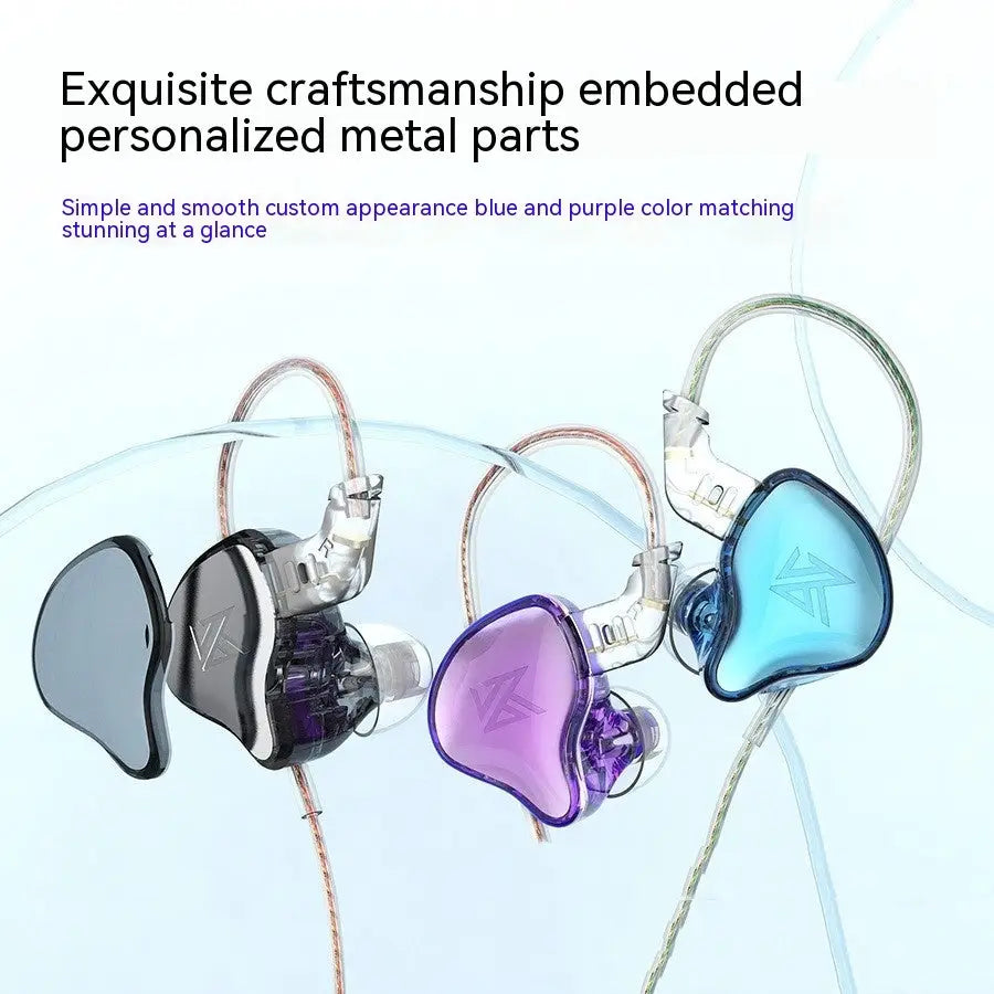 Colorful KZ EDC Headphones with superior sound quality for enhanced listening experience