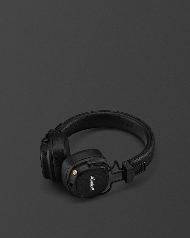 Marshall Major V Wireless On-Ear Headphones — 100+ Hour Battery, Bluetooth 5.3