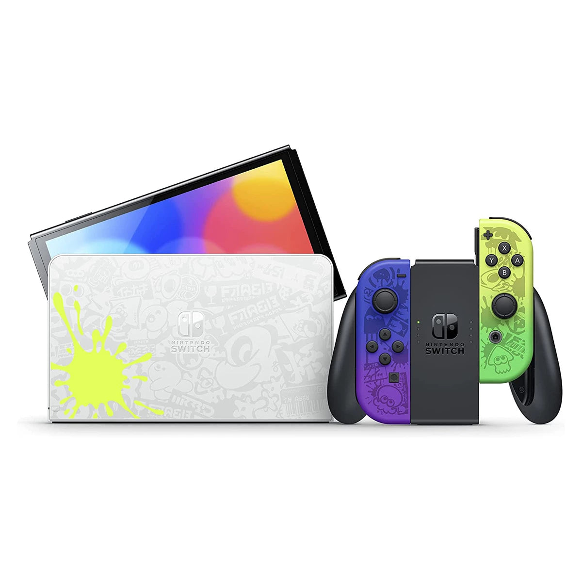 Nintendo Switch OLED Splatoon 3 Special Edition Console (view 2) — Soundmali