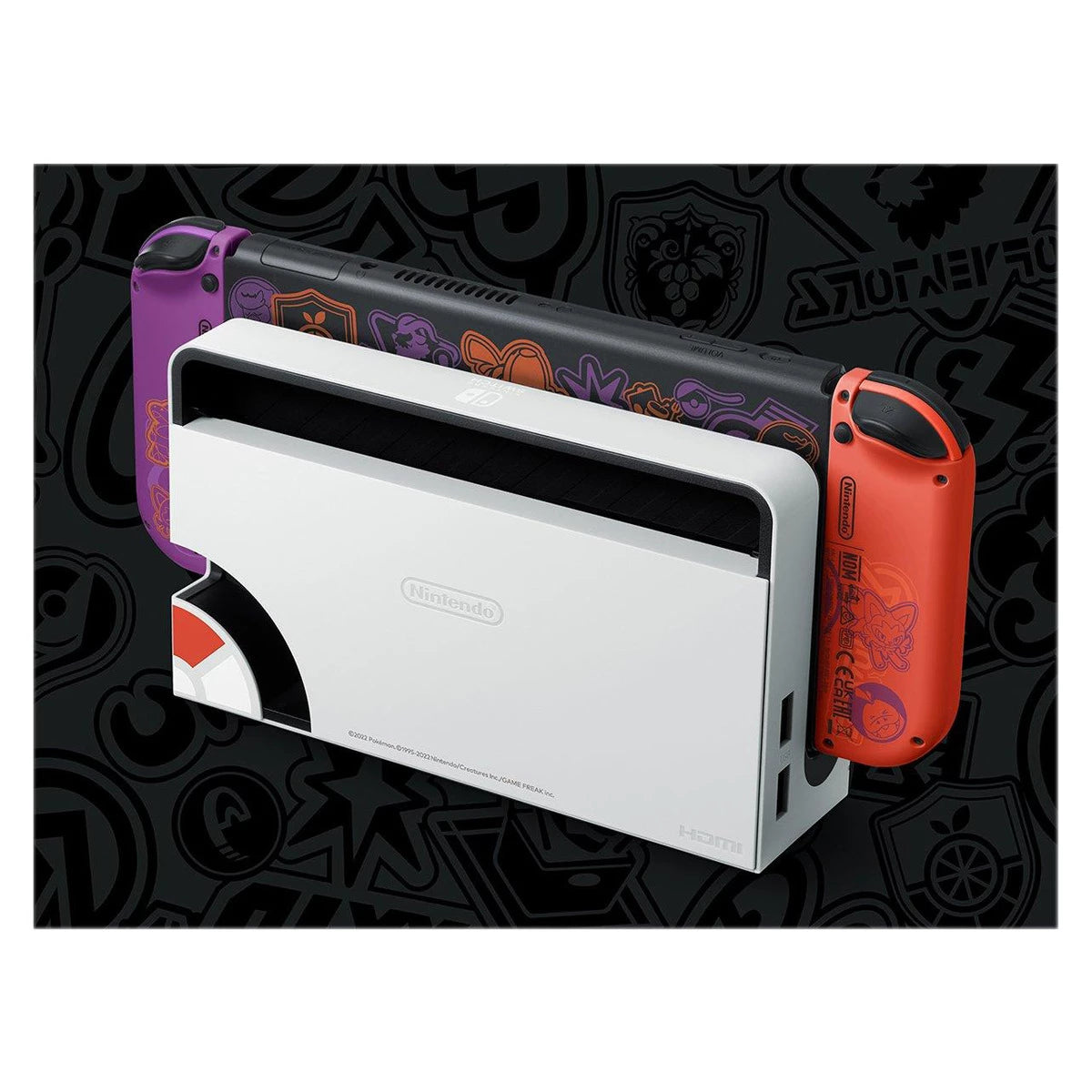 Nintendo Switch OLED Pokemon Scarlet and Violet Limited Edition Console (view 3) — Soundmali