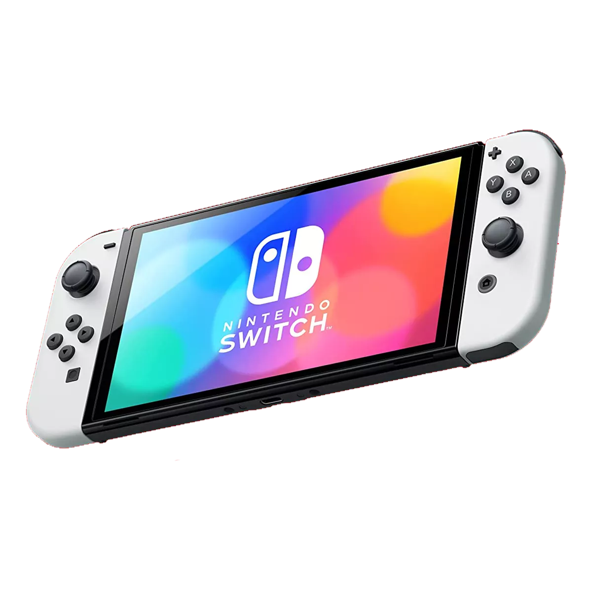 Nintendo Switch OLED - White (view 2) — Soundmali