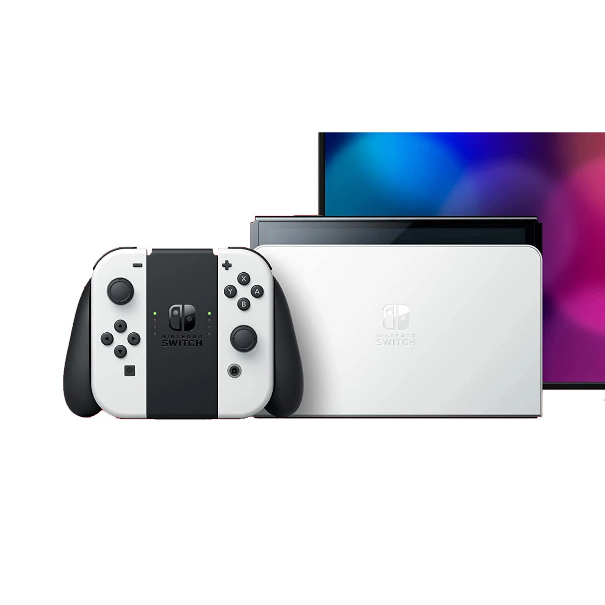 Nintendo Switch OLED - White (view 3) — Soundmali