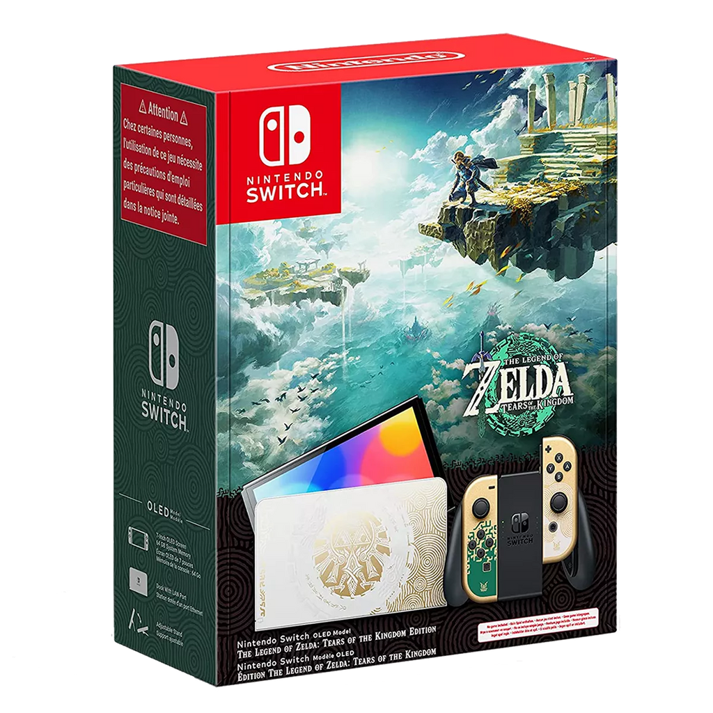 Nintendo Switch OLED Zelda: Tears of the Kingdom Limited Edition (view 2) — Soundmali