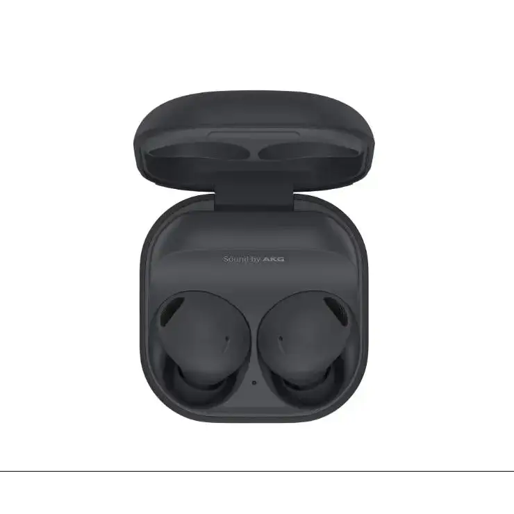 Open black Samsung Galaxy Buds 2 Pro charging case for secure checkout with jquery form