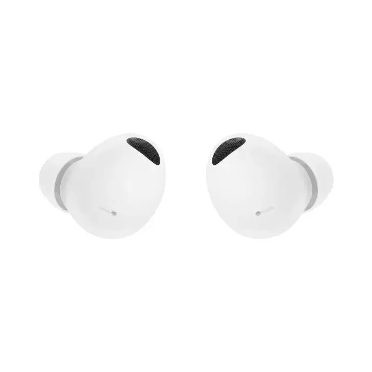 White wireless earbuds Samsung Galaxy Buds 2 Pro for secure checkout on galaxy buds site