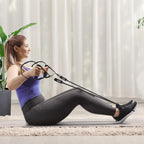 Pilates Bar Kit With 6 Resistance Bands — Home Gym Full Body Workout Set - Image 3
