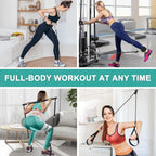 Pilates Bar Kit With 6 Resistance Bands — Home Gym Full Body Workout Set - Image 6