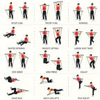 Pilates Bar Kit With 6 Resistance Bands — Home Gym Full Body Workout Set - Image 8
