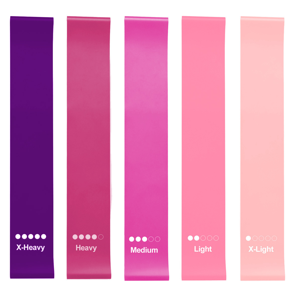 Resistance Loop Bands Set of 5 — Pilates, Yoga & Glute Training - Image 1