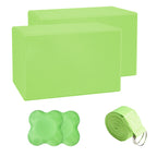 EVA Foam Yoga & Pilates Blocks Set of 2 — High-Density Studio Quality - Image 8